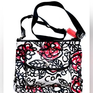 #0550 COACH POPPY FLOWERS HANDBAG